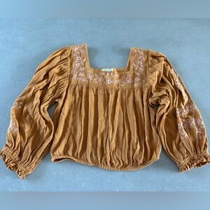 AE Embroidered Boho Top